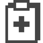 Clipboard Cross SVG Icon